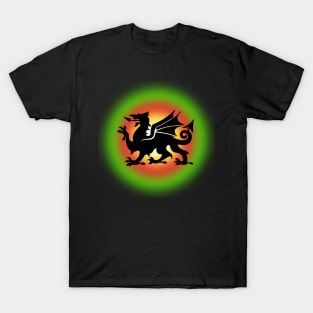 Welsh Dragon Silhouette T-Shirt